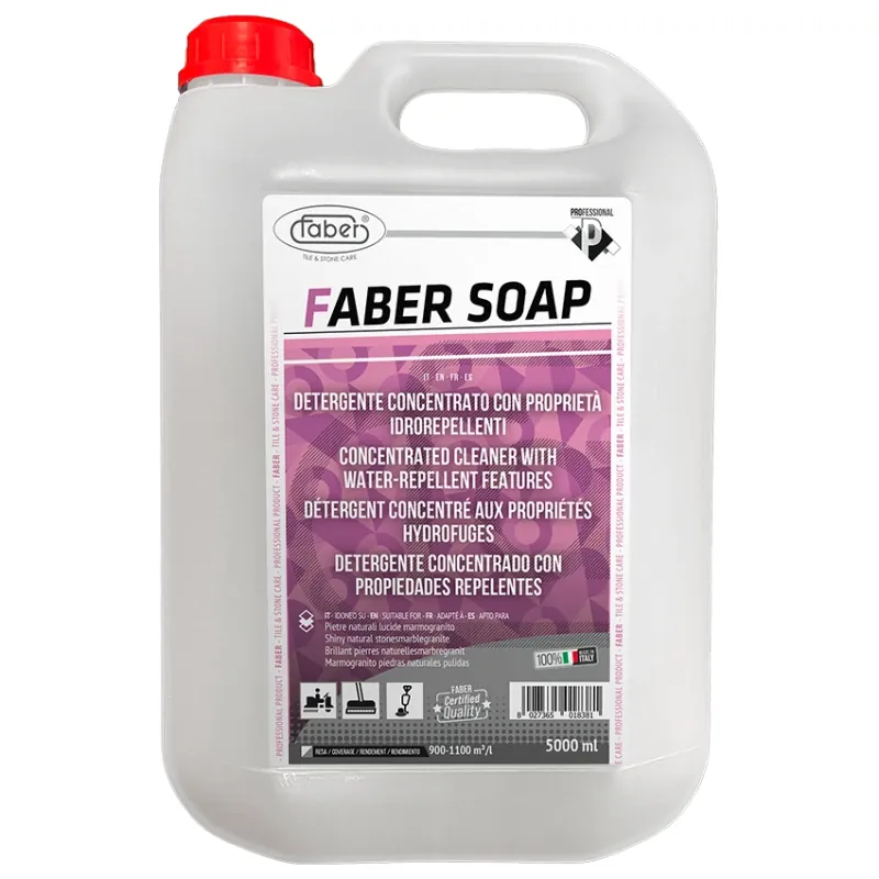 FABER SOAP – חומר ניקוי והברקה של אבן לאחר ליטוש 🔷 - 5 ליטרים