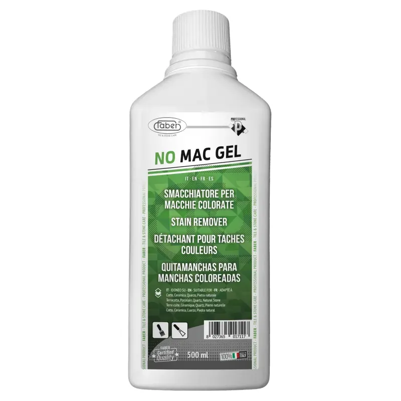 NO MAC GEL - מסיר כתמים צבעוניים כמו יין, קפה, דיו ועוד