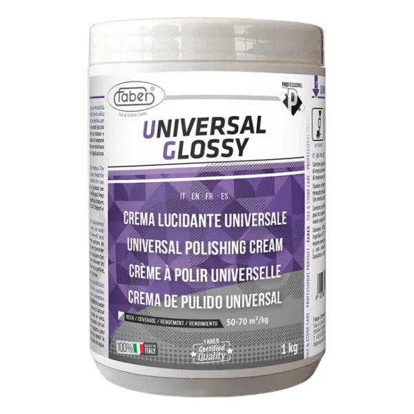 UNIVERSAL GLOSSY - משחת הברקה למשטחים המרוצפים מסוגים שונים של חומרים